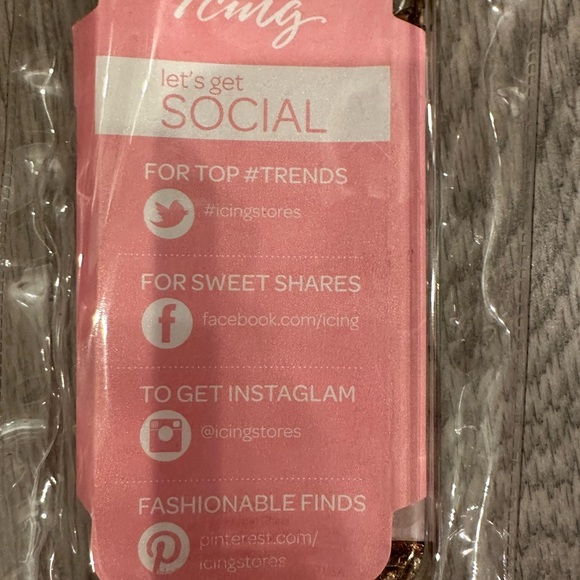 Icing Sparkly/Bling Multi Color Phone Case. New in clear pouch - Picture 3 of 5